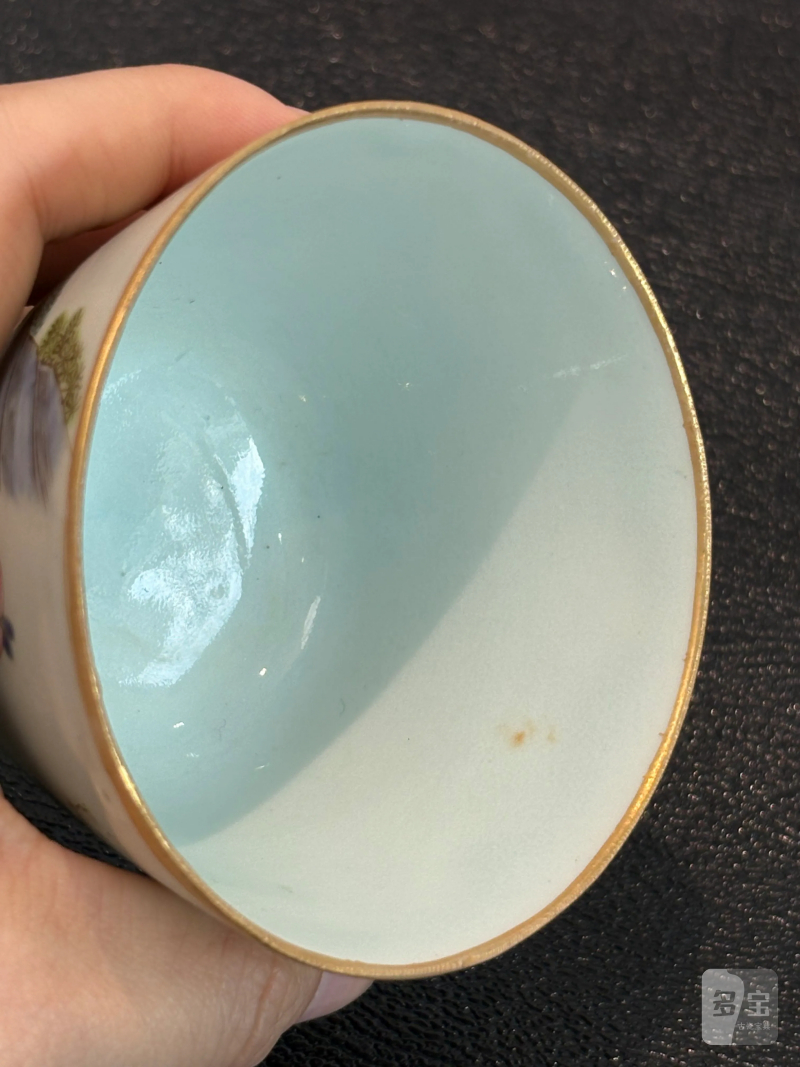 清晚期 粉彩十二花神杯 - 图5